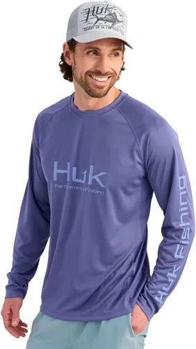 Vista 9 de HUK Camiseta de pesca de manga larga ventilada Pursuit para hombre (+30 UPF)