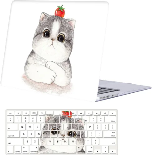 Vista 23 de Funda rígida para laptop compatible con MacBook Pro de 13 pulgadas versión antigua 2012 2011 2010 2009 2008 lanzamiento A1278 con CD-ROM, funda