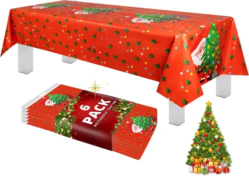 Vista 28 de Grandipity Mantel de plástico desechable de calidad prémium para fiestas con temática de globos de cumpleaños, 1 paquete, 54 x 108 pulgadas, mantel