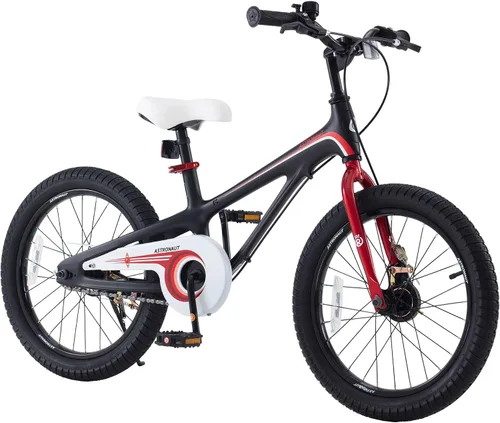 Vista 10 de RoyalBaby Bicicleta para niños, ligera de aleación de magnesio de 16/18 pulgadas, para niños y niñas de 4 a 9 años, ruedas de entrenamiento