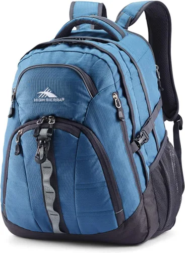 Vista 9 de Mochila para laptop High Sierra Access 2.0, Negro