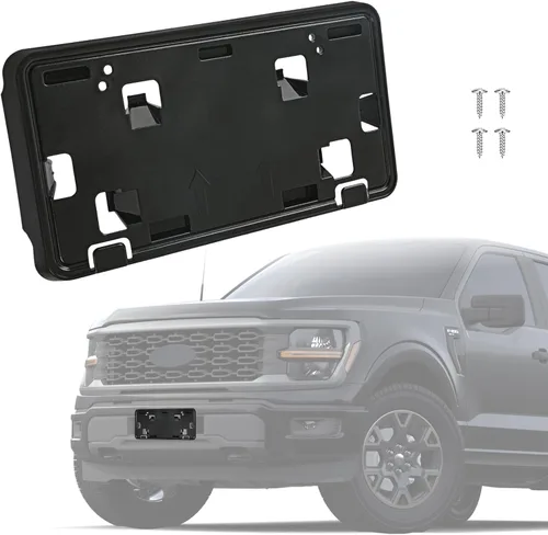 Vista 45 de Marco de matrícula frontal compatible con Chevy Colorado ZR2 2023 2024 2025, soporte de montaje para marco de matrícula, repuesto # 85553155