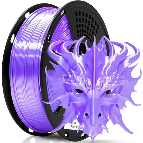 Vista 46 de GEEETECH Filamento PLA de color dorado sedoso de 0.069 libras, filamento de seda brillante para impresora 3D, carrete de 2.2 libras, precisión