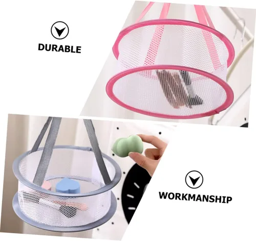 Vista 9 de 2 piezas de esponja de maquillaje para colgar herramientas de maquillaje para mujeres y niñas