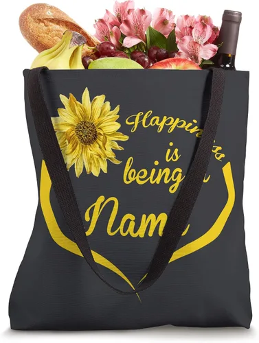 Vista 4 de Nama Gift Happiness Is Being A Nama Tote Bag