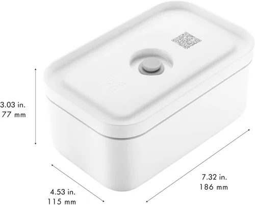 Vista 6 de ZWILLING Fresh & Save - Lonchera de plástico, recipiente hermético para almacenamiento de alimentos, contenedor de preparación de comidas, sin BPA