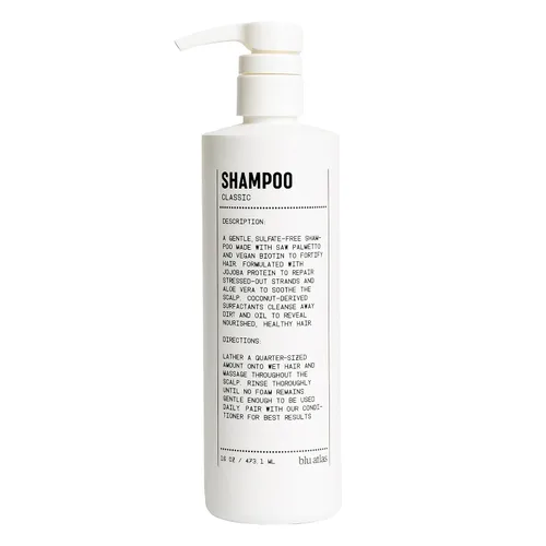 Vista 12 de Blu Atlas - Champú natural para hombres, sin sulfato para todo tipo de cabello, 15 ingredientes, sin relleno, ayuda con la caspa y el cuero