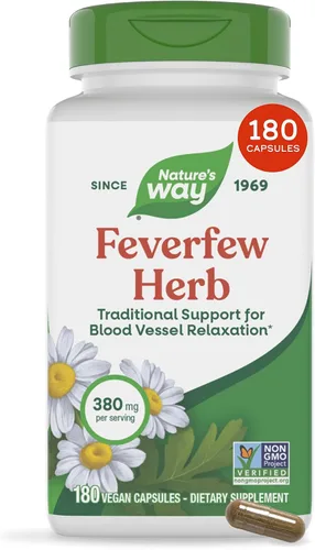 Vista 10 de Nature's Way Cápsulas de hierbas de matricaria, 380 mg por porción, veganas