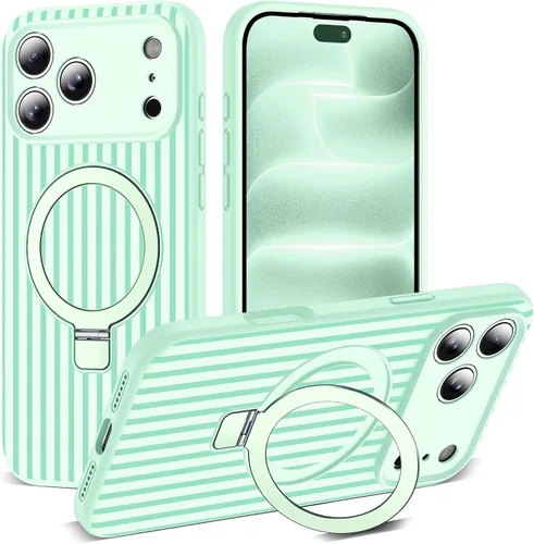 Vista 88 de SKYLMW Funda diseñada para iPhone 11 con soporte magnético invisible Compatible con Mag-Safe, a prueba de caídas de grado militar, a prueba de Negro