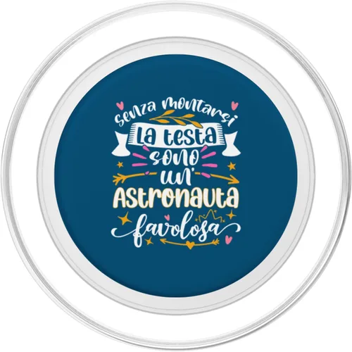 Vista 2 de Astronauta Favolosa Divertente Donna Regali Ragazzi PopSockets MagSafe PopGrip for iPhone