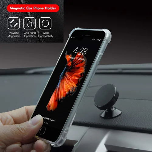 Vista 5 de Strong - Soporte de teléfono para automóvil, compatible con iPhone, tableta, para automóvil, magnético, rotación de 360 grados