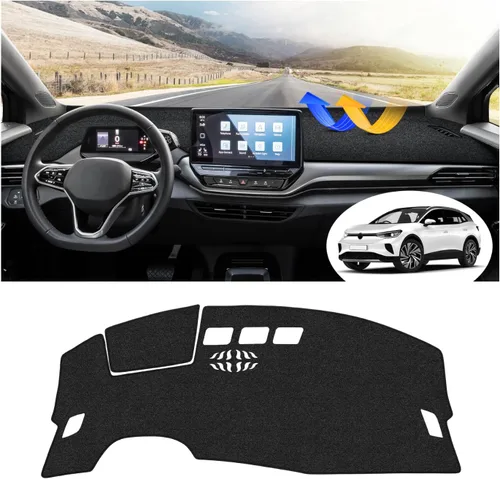 Vista 65 de FIILINES Cubierta para tablero Compatible con Mazda 3 2010-2013 Accesorios Tapete para tablero para Mazda 3 Accesorios Tapete para salpicadero