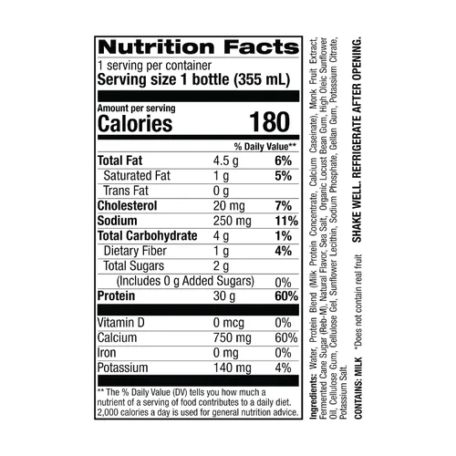 Vista 2 de Jocko Fuel - Batidos de alto contenido en proteínas, crema de plátano, 12