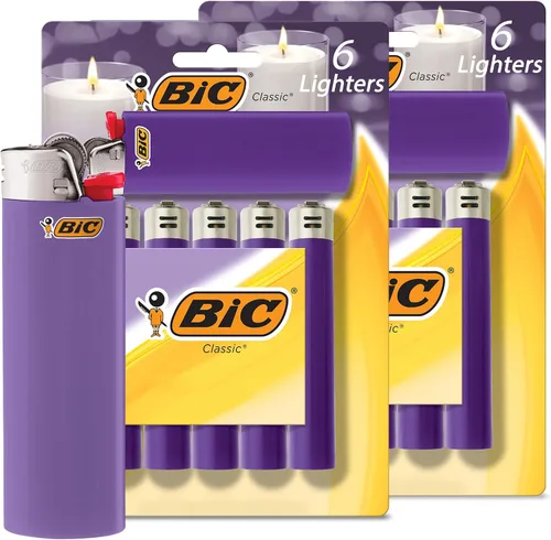 Vista 13 de BIC Encendedor clásico maxi de bolsillo, azul, paquete de 12 (el embalaje puede variar)