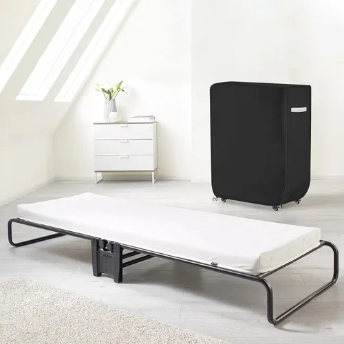 Vista 6 de Funda de cama enrollable resistente al agua, universal, plegable, con cremallera, protector a prueba de polvo, 39 pulgadas de largo x 15 pulgadas