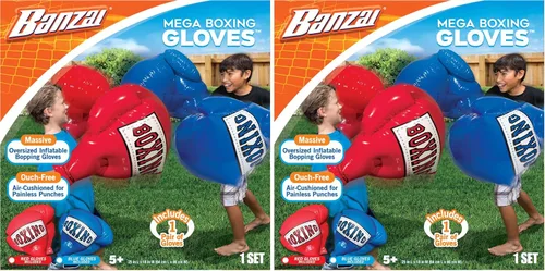 Vista 6 de Mega guantes de boxeo inflables para niños