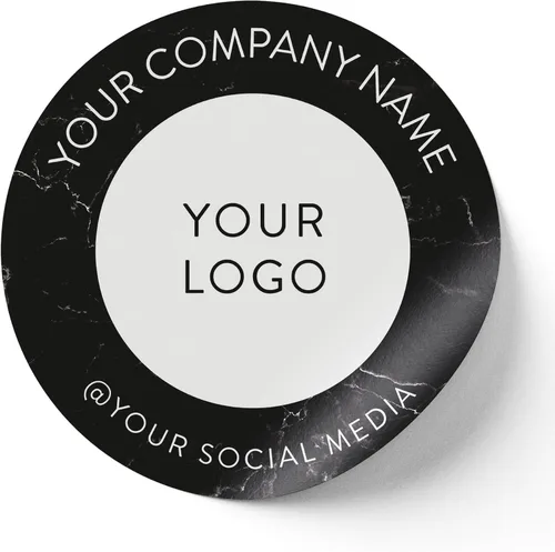 Vista 30 de Calcomanías de vinilo personalizadas con tu imagen, texto, diseño y logotipo. Etiquetas comerciales personalizadas impermeables para embalaje