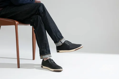 Vista 6 de Vostey Men's Sneakers Fashion Casual Shoes Dress Sneaker Oxford Shoes