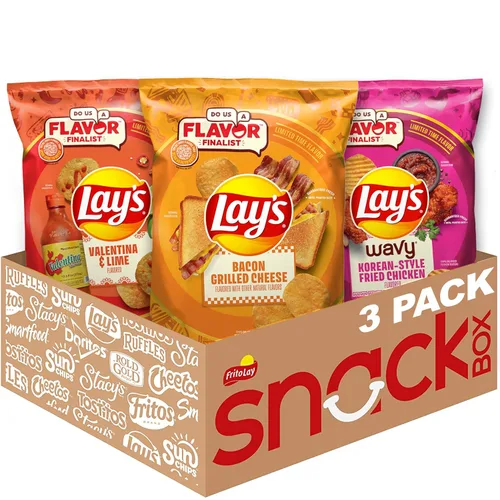 Vista 14 de Papas fritas con sabor a barbacoa de Lay's, bolsas de 1 oz, (paquete de 40) (el embalaje y la fórmula pueden variar)