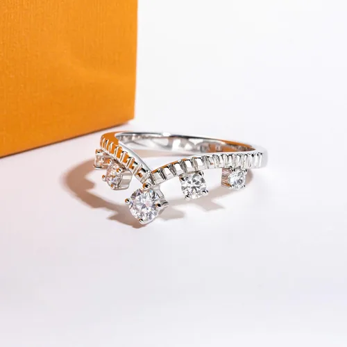 Vista 5 de Anillos de eternidad de moissanita, anillos de boda, color D, claridad VVS1, redondo, corte brillante, plata de ley 925, 56 piedras, anillos