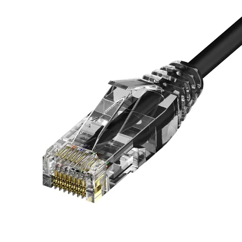 Vista 9 de UNC Group - Paquete de 10 cables de conexión Ethernet Cat6 28AWG de 1 pie, red, arranque transparente, Internet Cat 6, clasificación para centro