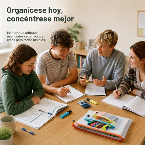 Vista 6 de Smarpau 8 bolsas con cremallera, 8 tamaños, 8 colores, bolsas de plástico con cremallera para organizar, bolsas de documentos impermeables multiusos