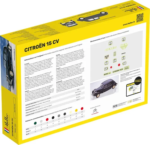 Vista 2 de Heller Kit de construcción de modelos de coche Citroen 15 CV