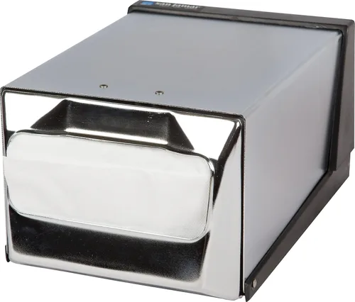 Vista 3 de San Jamar H3001XC Fullfold Cromo Dispensador de Servilletas para Encimera