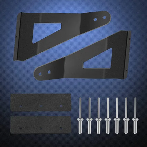 Vista 7 de Nilight ZH408 52 pulgadas 783W curva triple fila de inundación Spot Combo Beam Led Bar 78000LM luces de conducción y 2 piezas 52 pulgadas soporte