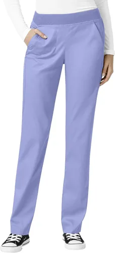 Vista 9 de Wink PRO Women's Knit Waist Cargo Scrub Pant Negro