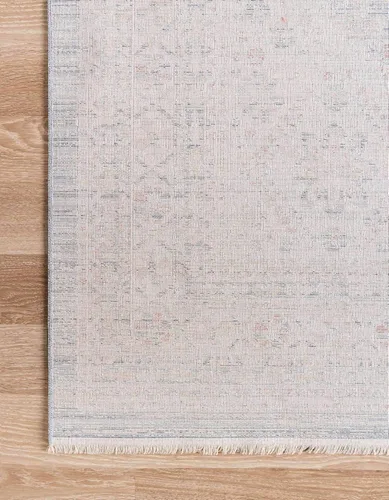 Vista 10 de Unique Loom Noble Collection - Alfombra de área Elizabeth (2' 2" x 3' 1" Rectángulo, Azul/Beige)