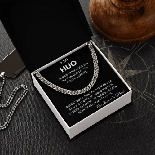 Vista 2 de Collar Madre E Hijo - Padre E Hijo, Collar Para Hombres, Pulsera Grand Daughter De La Abuela, Regalo De Graduación Para Mujer 2023, Detalles Para