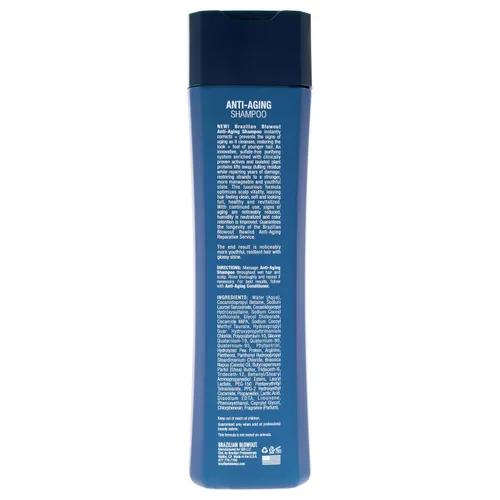 Vista 2 de Brazilian Blowout Champú antienvejecimiento 12 fl oz para cabello seco y encrespado