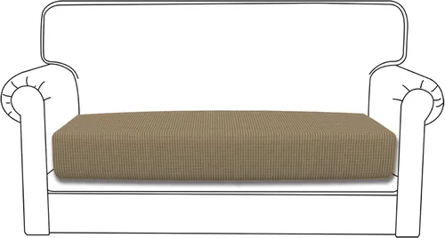 Vista 135 de Easy-Going - Funda de cojín elástica individual para sofá biplaza, sillón, funda de cojín protectora, suave, flexible con parte inferior elástica