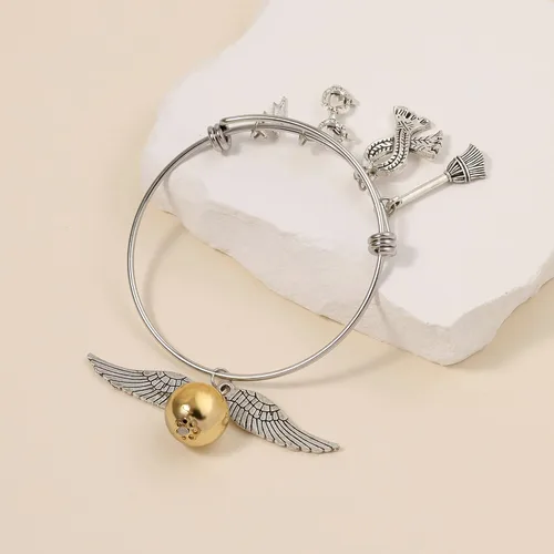 Vista 3 de Fancy Space Pulseras con dije de hechicero, pulsera de Halloween con temática de hechicero, ajustable de 6.8 pulgadas, regalo de cumpleaños