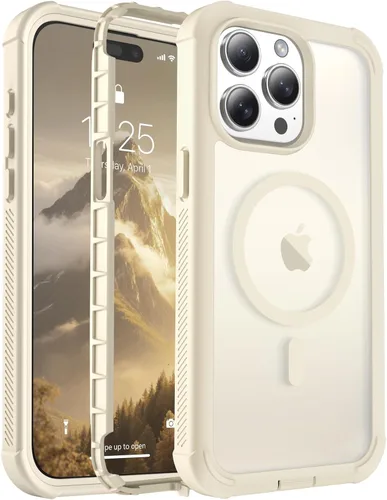 Vista 42 de jaroco - Funda magnética compatible con MagSafe para iPhone 11 de 6.1 pulgadas; protección de grado militar contra caídas, de doble capa
