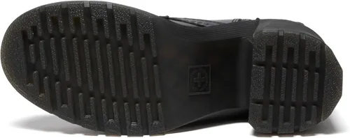 Vista 4 de Dr. Martens Botas de cuero con tiras y tacón ancho estilo flare para mujer Chesney
