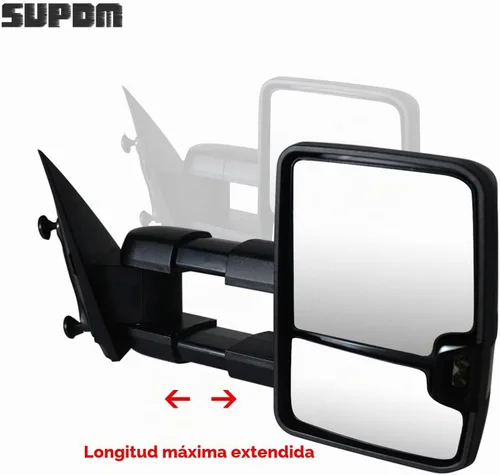 Vista 7 de Espejos de remolque compatibles con Chevy Silverado GMC Sierra 1500 2500 HD 3500 HD de 2014 2015 2016 2017 2018, con señales de giro ajustadas