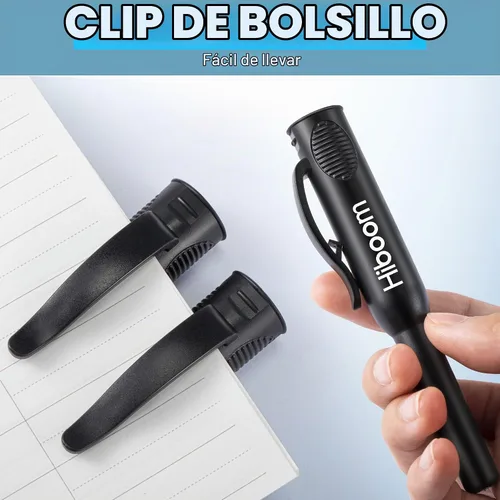 Vista 3 de Hiboom - Juego de 2 tapas de lápiz de carpintero con clip de bolsillo para carpintería