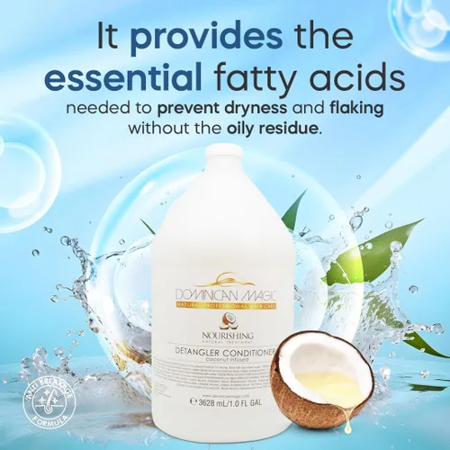 Vista 2 de Acondicionador desenredante con infusión de coco 1.G Ultimate Moisture & Slip, All Hair Types, Reduces Breakage, Frizz & Tangles, Salon-Quality