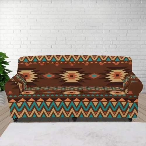 Vista 24 de Horeset Funda elástica para silla con diseño de flores hippie otoñales, funda para sofá, lavable, protección de muebles con espuma antideslizante