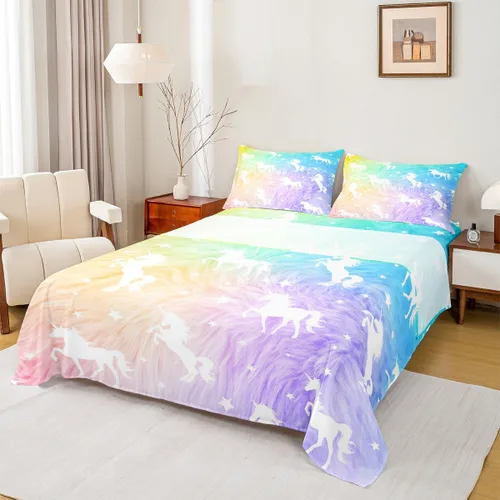 Vista 20 de Juego de sábanas para niños estilo vaquero occidental tamaño individual, juego de ropa de cama con diseño geométrico de cactus, decoración