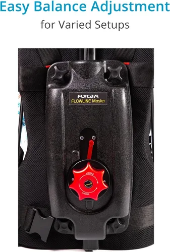 Vista 5 de FLYCAM Flowline Master - Soporte corporal profesional para cámara/cardanes (9-27 libras) (FLCM-FLN-MSTR)