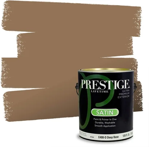 Vista 25 de Pintura 2 en 1, para primera mano y para exterior, de Prestige Paints, E100-N-1120BM