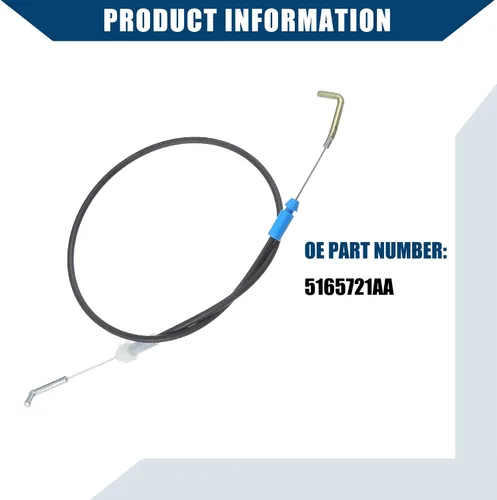 Vista 7 de 5165721AA - Cable de puerta delantera izquierda/manija interior para Ram 1500 2011-2018 para Ram 2500 2011-2023 / Cable de liberación del pestillo