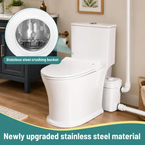 Vista 5 de 750PRO Macerator Pump, Upflush Toilet Sewage System for Basement, 36ft