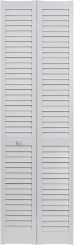 Vista 10 de LTL Home Products SEAPP24 Seabrooke - Puerta plegable interior con panel elevado de PVC, 80 pulgadas x 24 pulgadas, color blanco