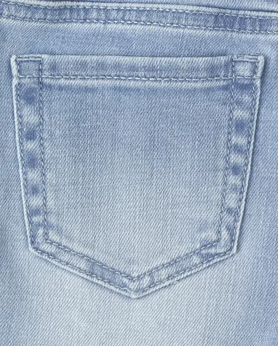 Vista 5 de The Children's Place Pantalones cortos skimmer de sarga con puños enrollables para niñas