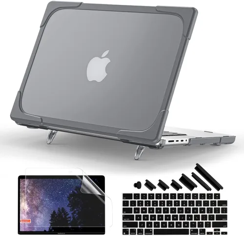 Vista 15 de Batianda Extreme - Funda resistente para MacBook Pro de 14 pulgadas 2026 Negro