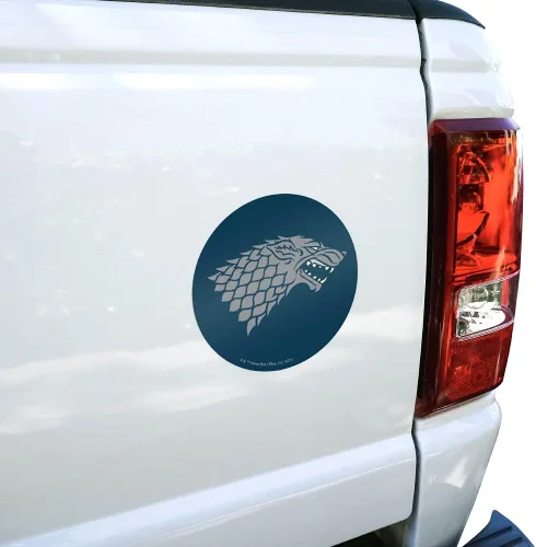 Vista 4 de Juego de Tronos Stark Sigil Automotive Car Window Locker - Adhesivo para parachoques